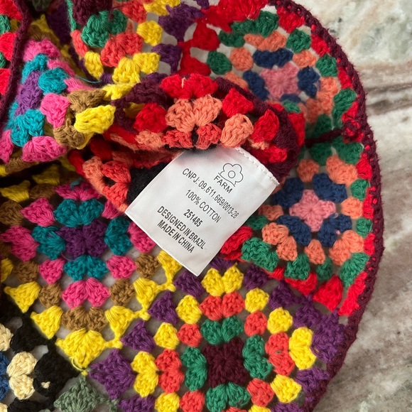 Colorful Crochet Patchwork Top - Picture 3 of 4